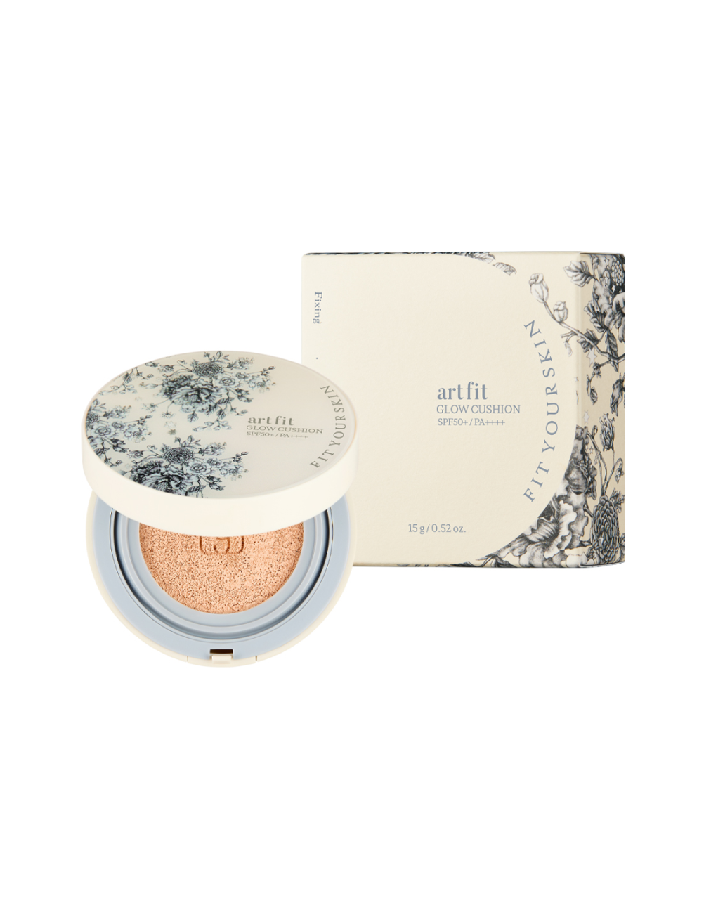 フィットユアスキン アートフィットグロウクッション 21 ペールローズ 15g