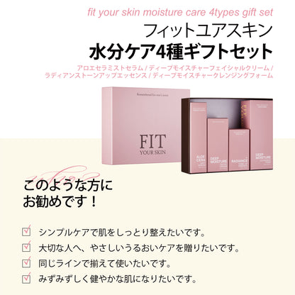 フィットユアスキン 水分ケア4種ギフトセット