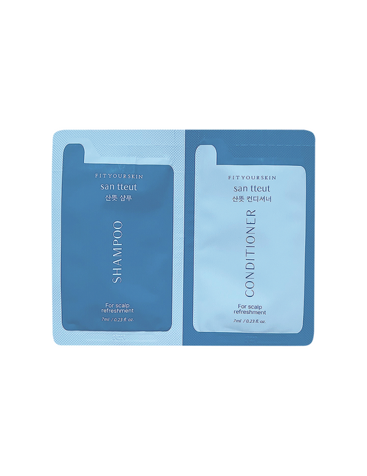 フィットユアスキン サントゥッシャンプー＆コンディショナーサシェ　各7ml